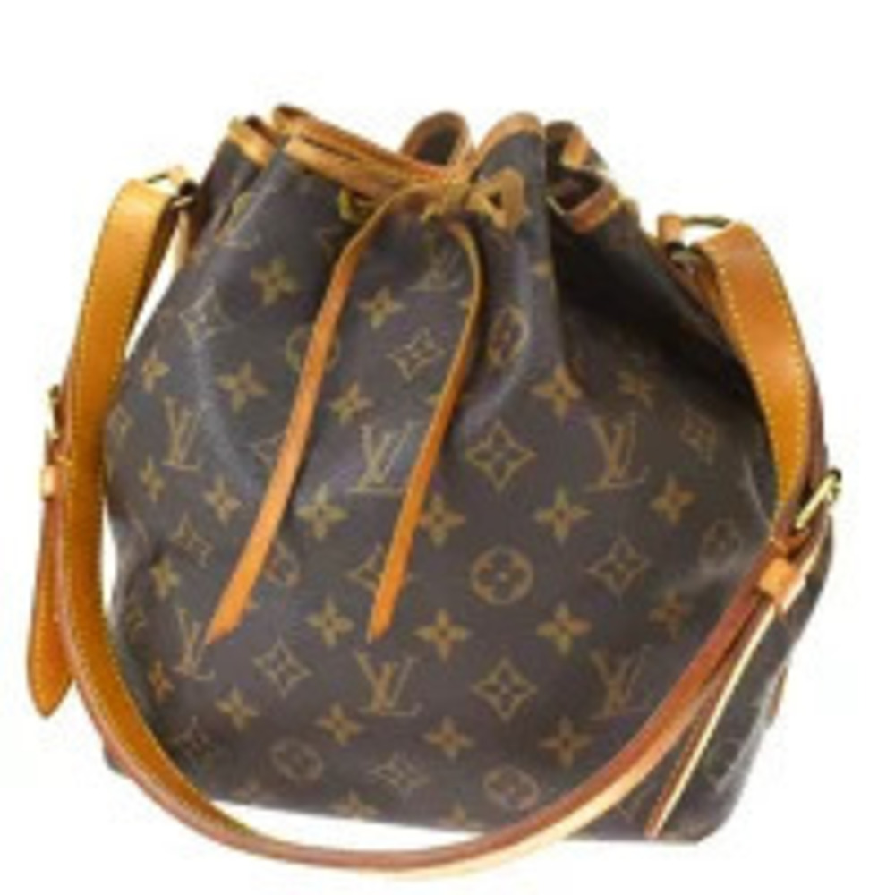 Louis Vuitton Noe Shoulder Bag Drawstring Monogram Leather